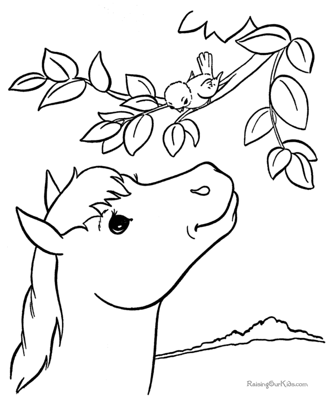 Horse Coloring Pages Free | Free Printable Coloring Pages | Free