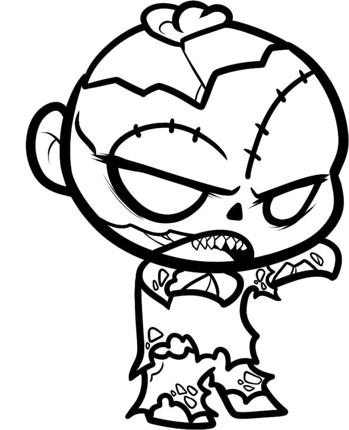Free Scary Zombie Coloring Pages Download Free Scary Zombie Coloring Pages Png Images Free