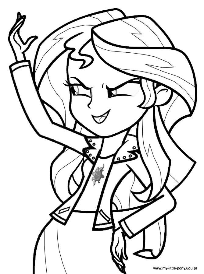 Free My Little Pony Human Coloring Pages, Download Free My Little Pony