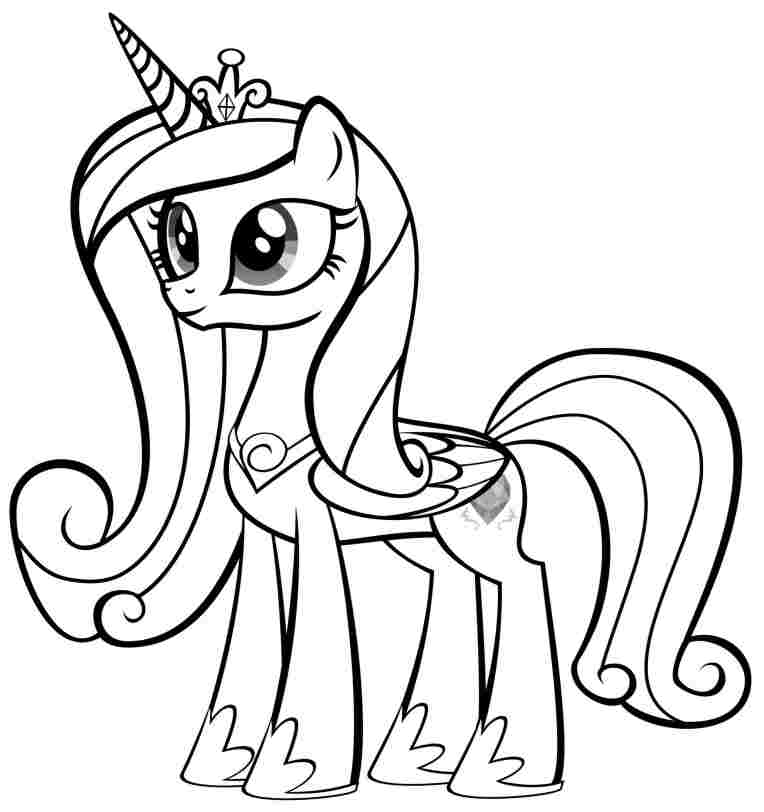 Colouring Pages My Little Pony Print | High Quality Coloring Pages