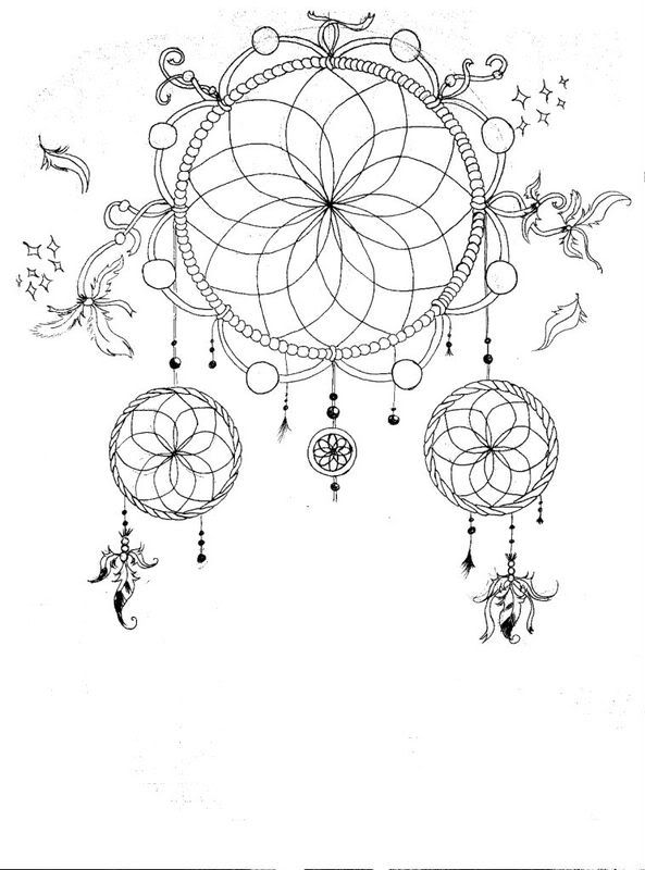 free dreamcatcher coloring pages