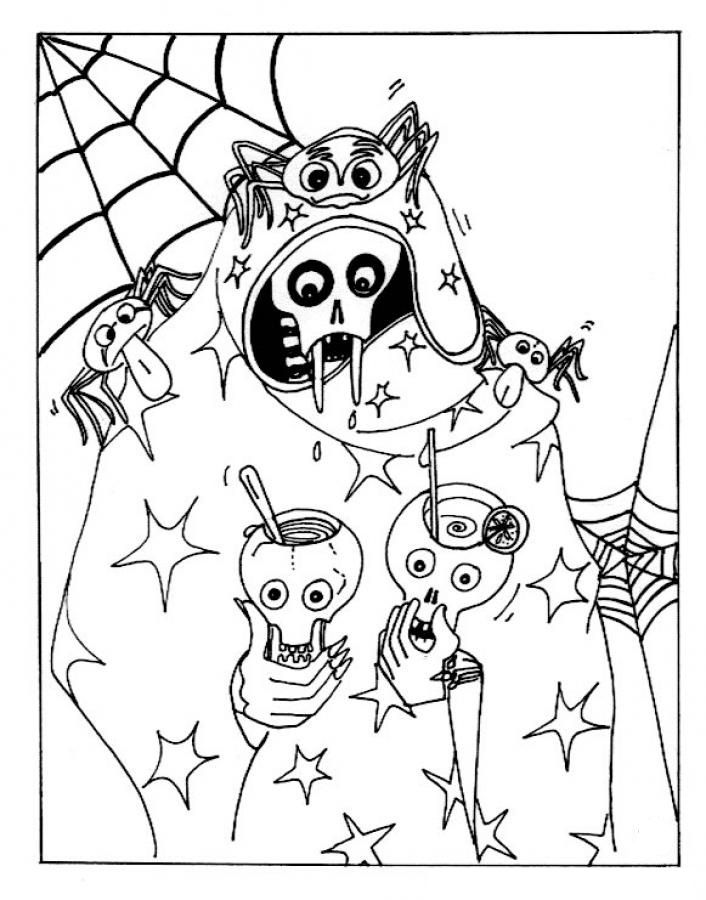 Free Halloween Coloring Pages Free Printable Scary, Download Free