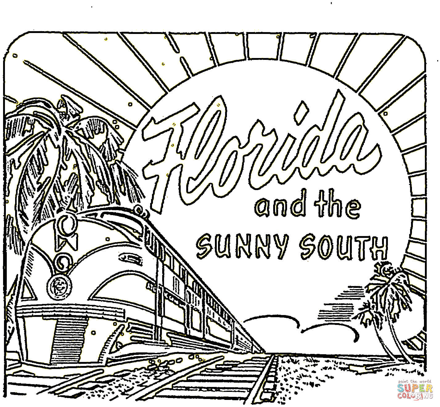 Florida coloring pages | Free Coloring Pages
