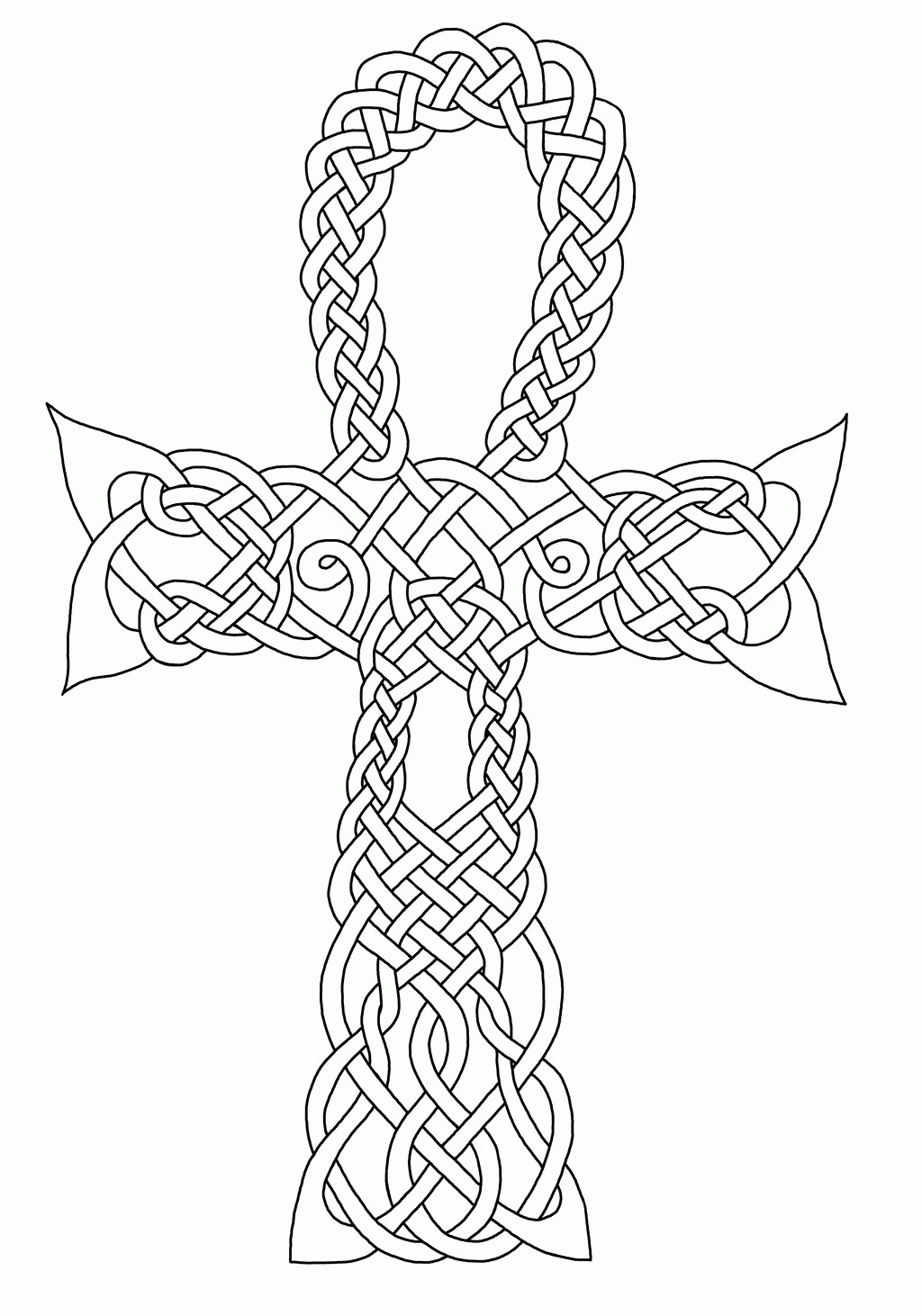 Кельтский узел крест