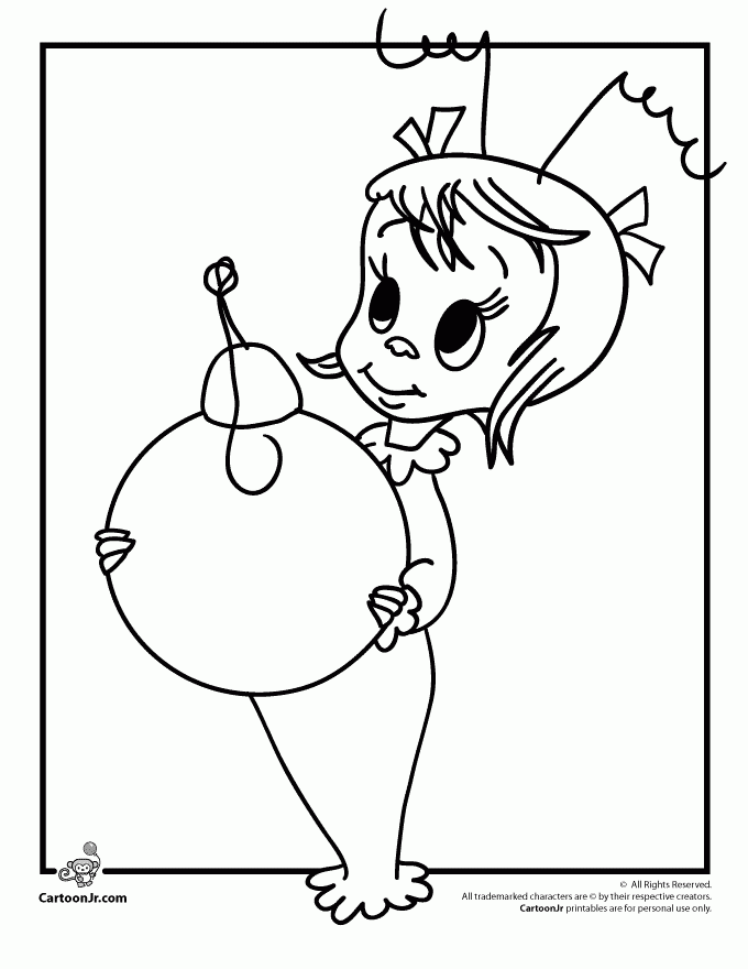 Free How The Grinch Stole Christmas Coloring Page, Download Free How