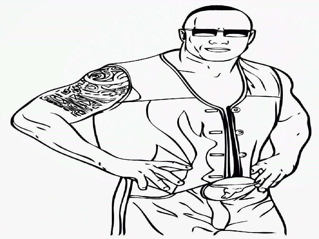 Free Wwe Wrestler Coloring Pages, Download Free Wwe Wrestler Coloring