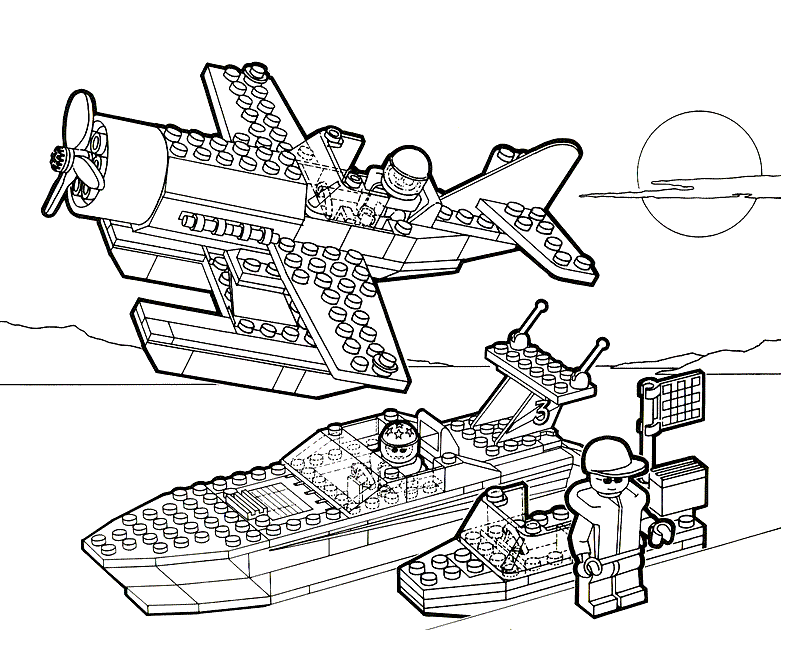 Free Lego City Printable Coloring Pages, Download Free Lego City