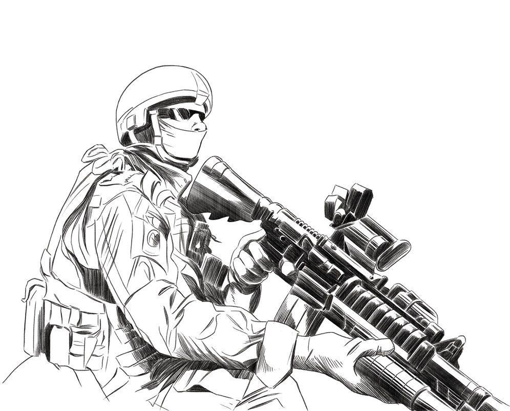 Soldier Coloring Pages  