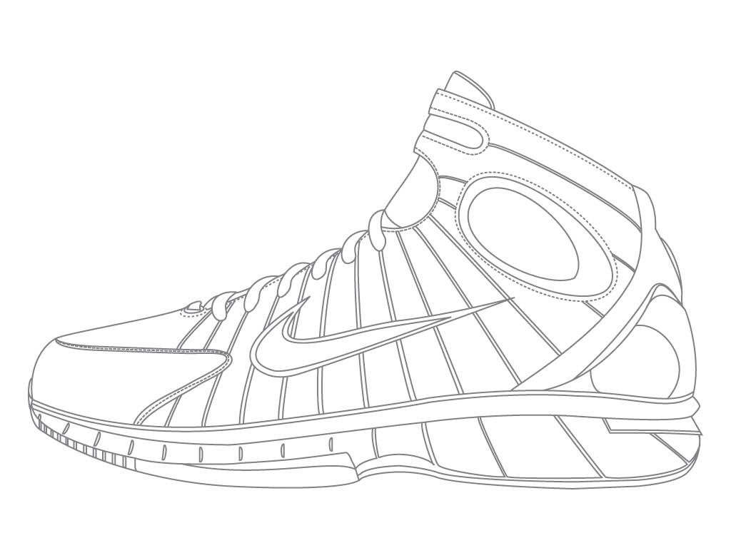 excellent Jordan Shoes Coloring Pages - incredible Coloring Page