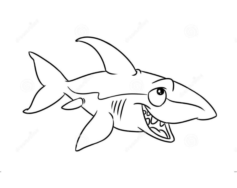 Shark Coloring Pages Free Pdf