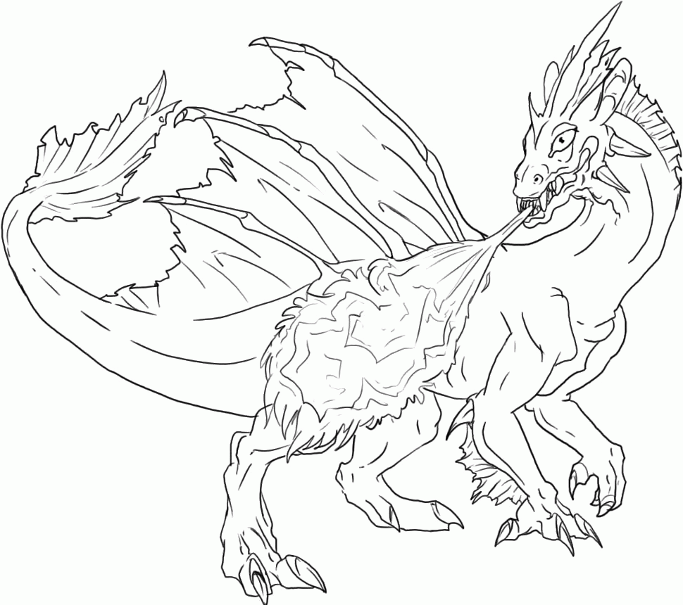 Dragon | Coloring Pages for Kids and for Adults