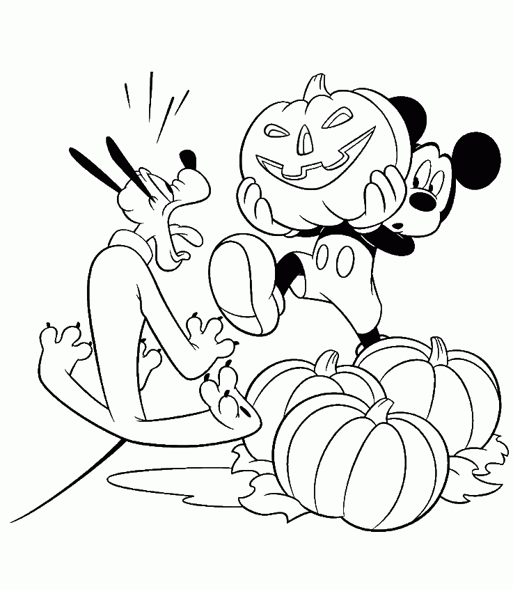 Free Free Printable Disney Halloween Coloring Pages Download Free Free 