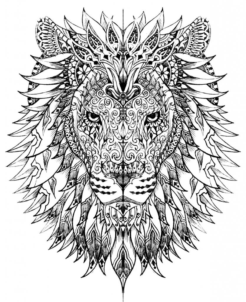 Free Hard Coloring Pages Of Animals, Download Free Hard Coloring ...