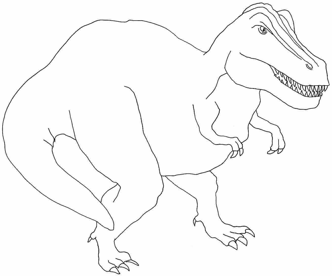 Tyrannosaurus Rex Coloring Pages  