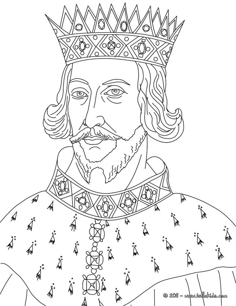 colouring picture of king   Clip Art Library