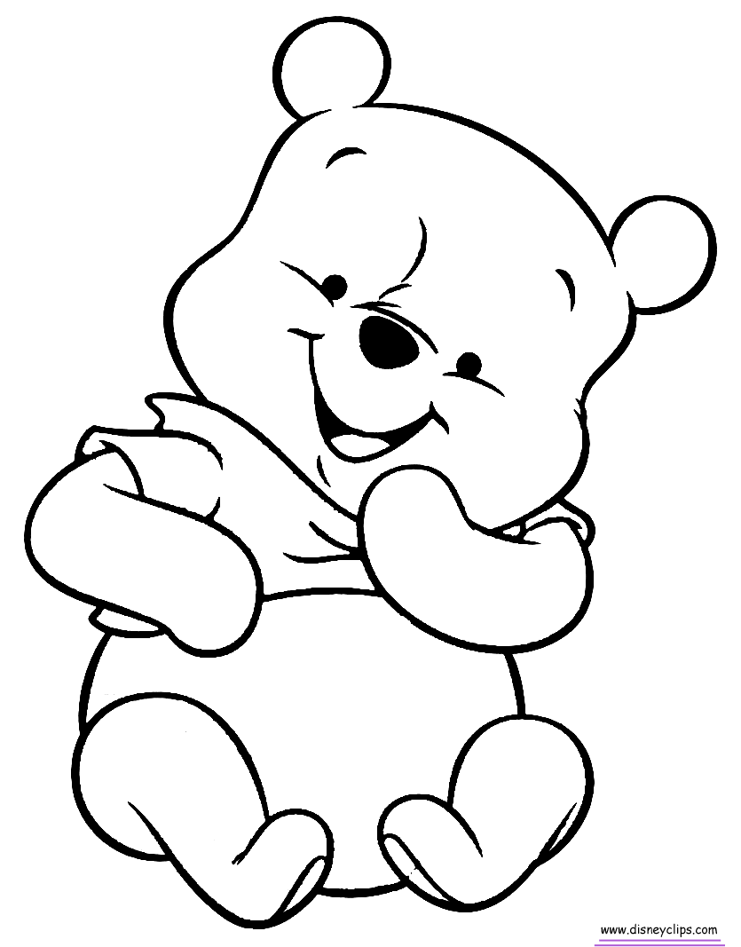 winnie the pooh coloring pages   Clip Art Library