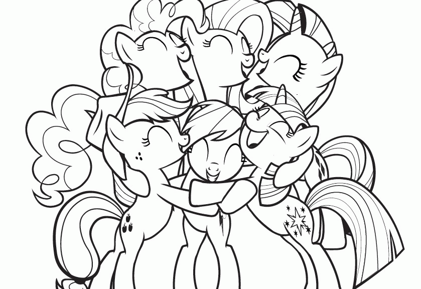 My Little Pony Coloring Pages and Book | Unique Coloring Pages