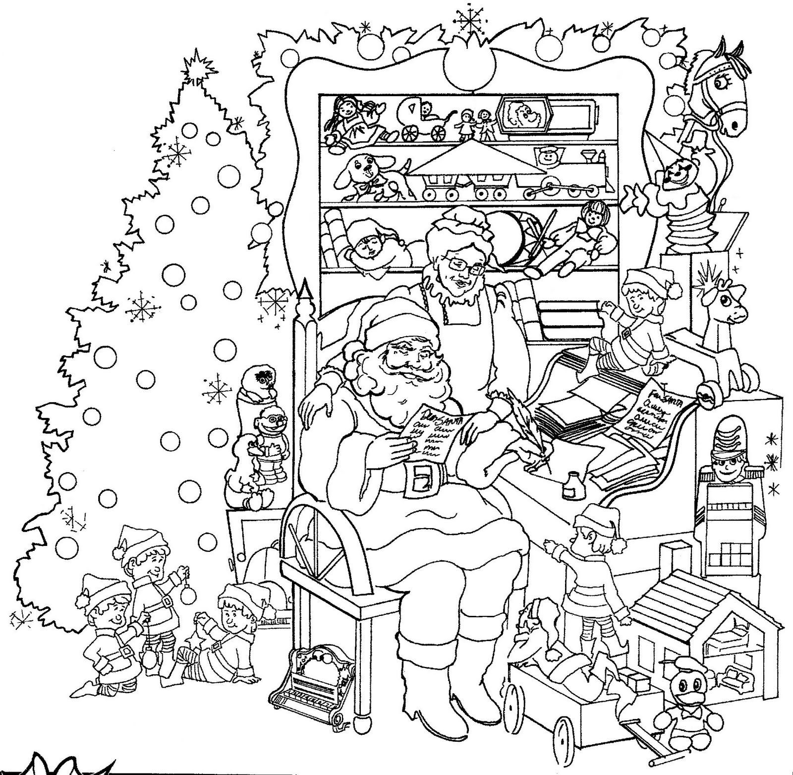 Free Intricate Christmas Coloring Pages, Download Free Intricate ...