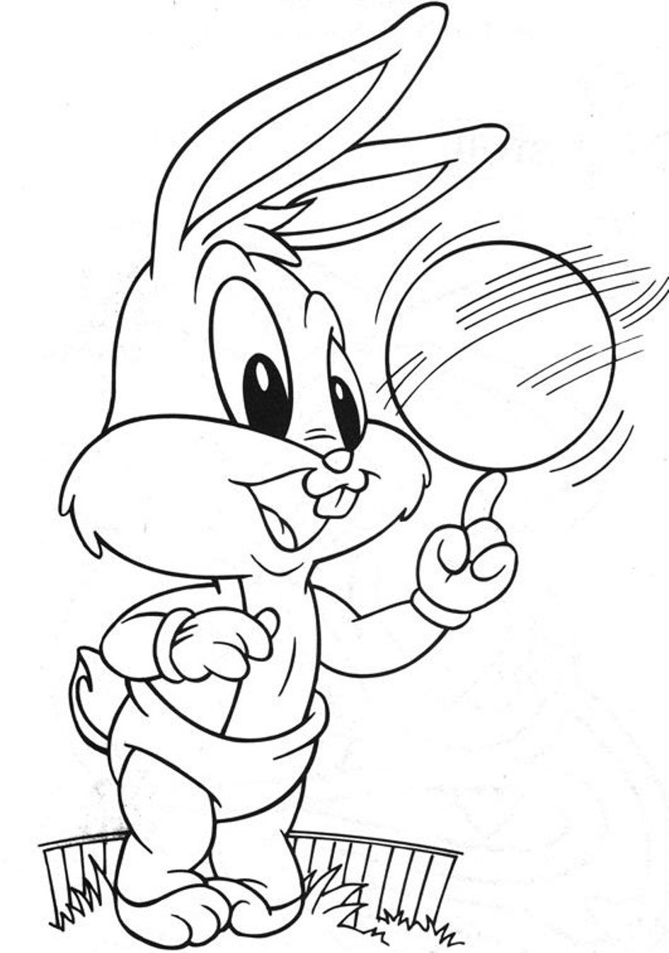 Printable Bugs Bunny Pictures Of Looney Tunes Coloring Pages