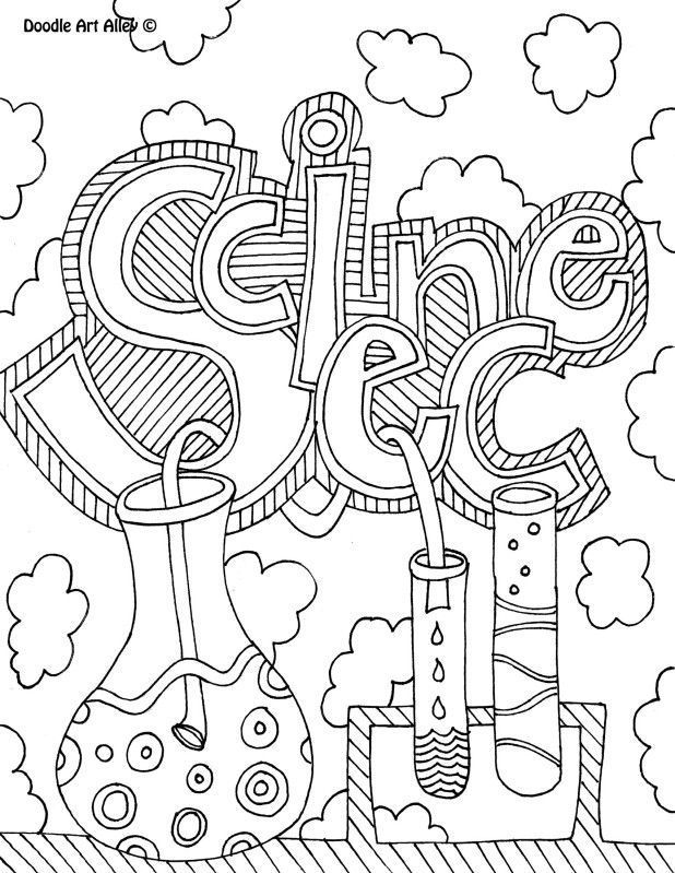 science doodle art coloring pages - Enjoy Coloring | Ideas