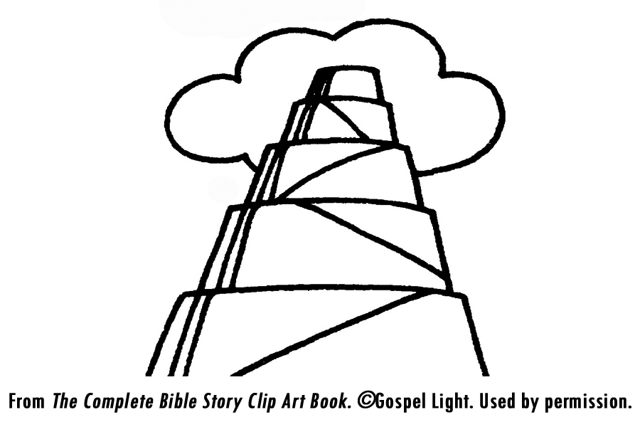 Tower Of Babel Coloring Pages 