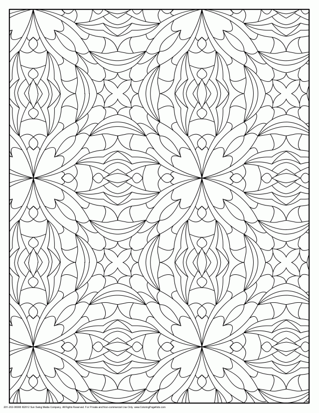 Cool Designs To Color In | Coloring Pages for Kids and for Adults