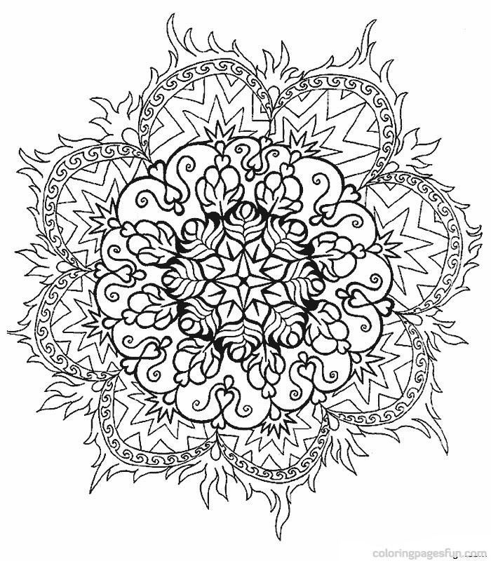 Celtic Mandala Coloring Pages | Celtic Tree of Life coloring page
