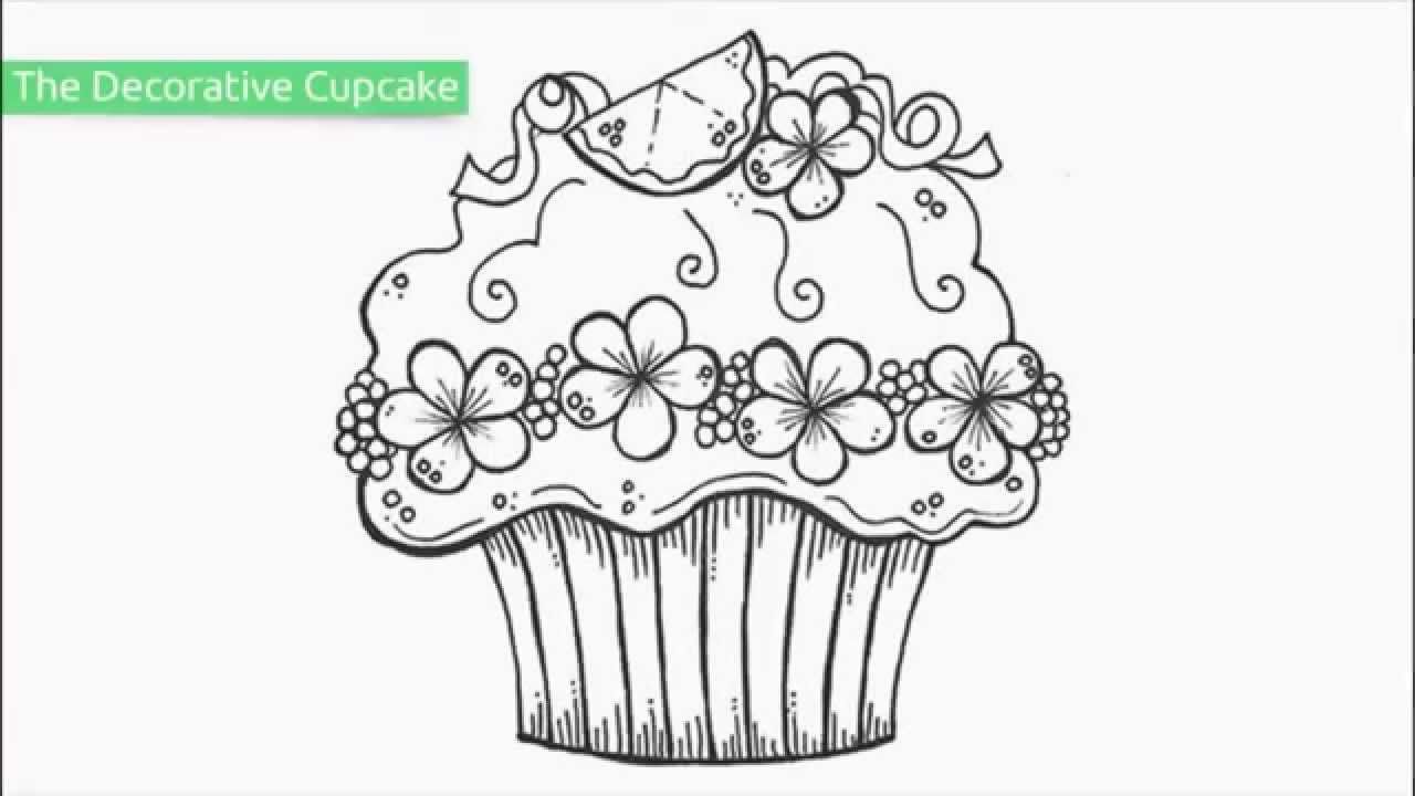 Top 20 Free Printable Cupcake Coloring Pages - YouTube