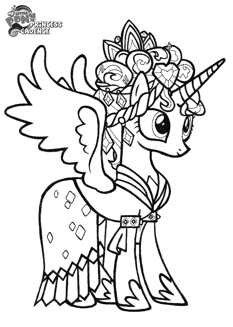 Cadence Pony Coloring Pages | Coloring Pages For All Ages