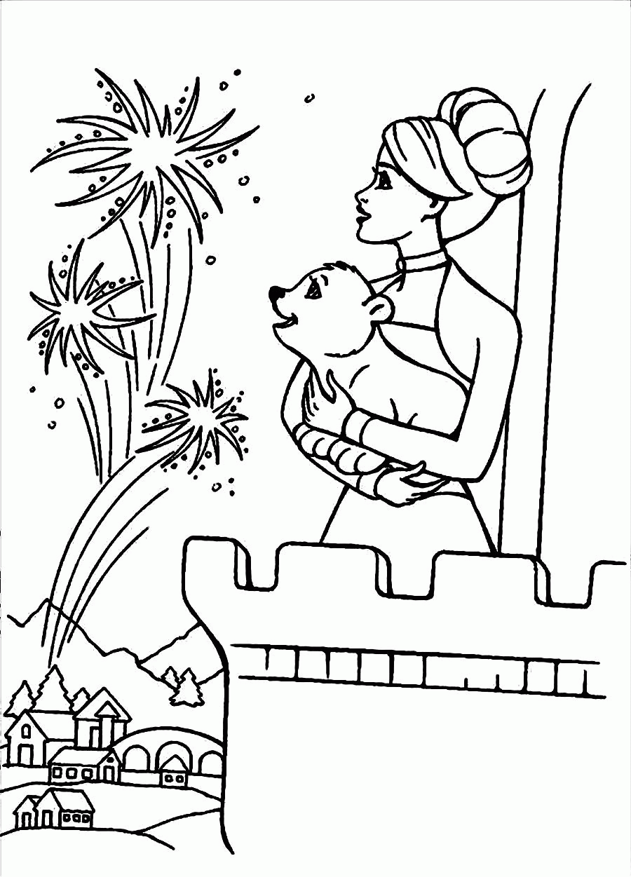 barbie camper coloring pages - Clip Art Library