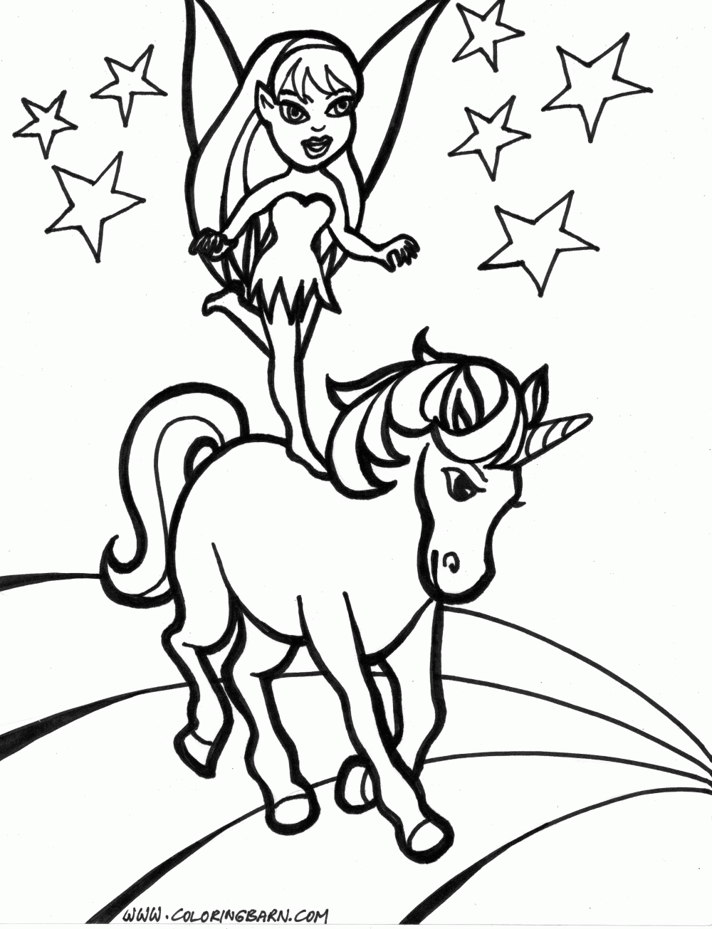 Free Unicorn And Princess Coloring Pages Download Free Clip Art Free Clip Art On Clipart Library