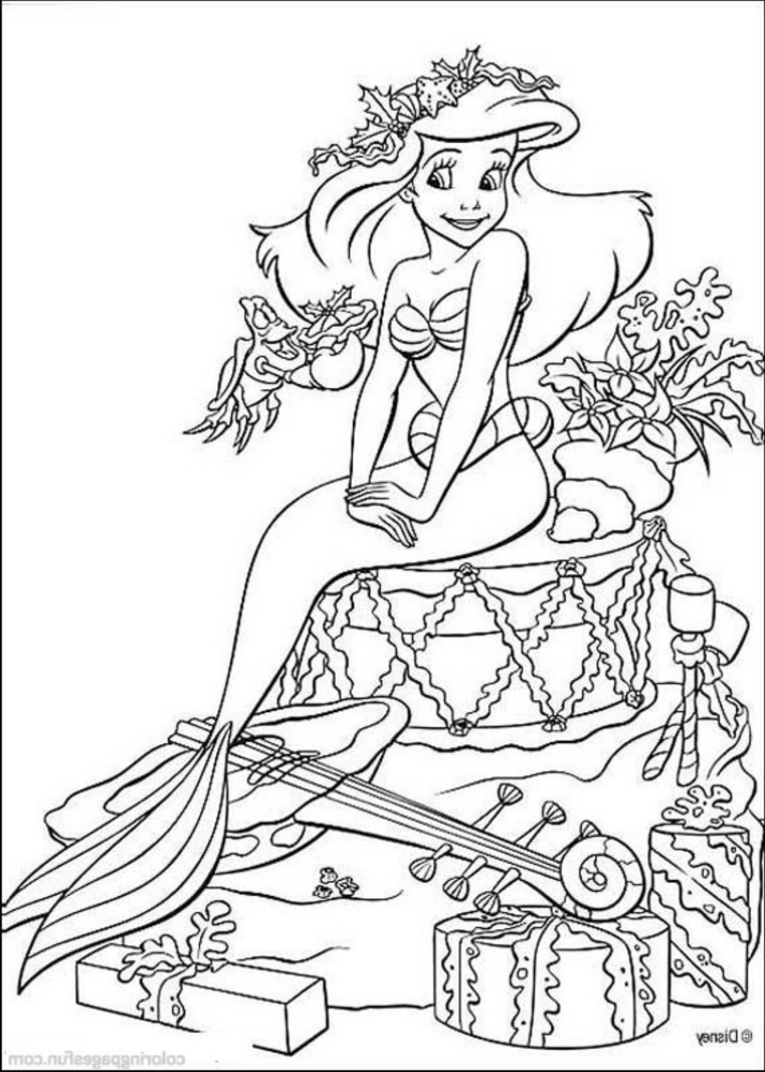 little-mermaid-detailed-coloring-pages-clip-art-library