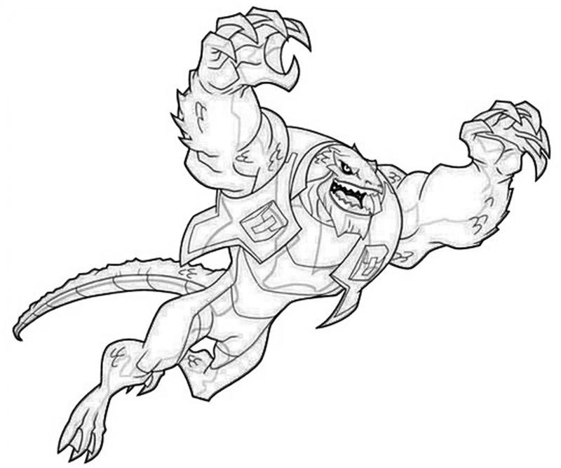 lego killer croc colouring pages - Clip Art Library