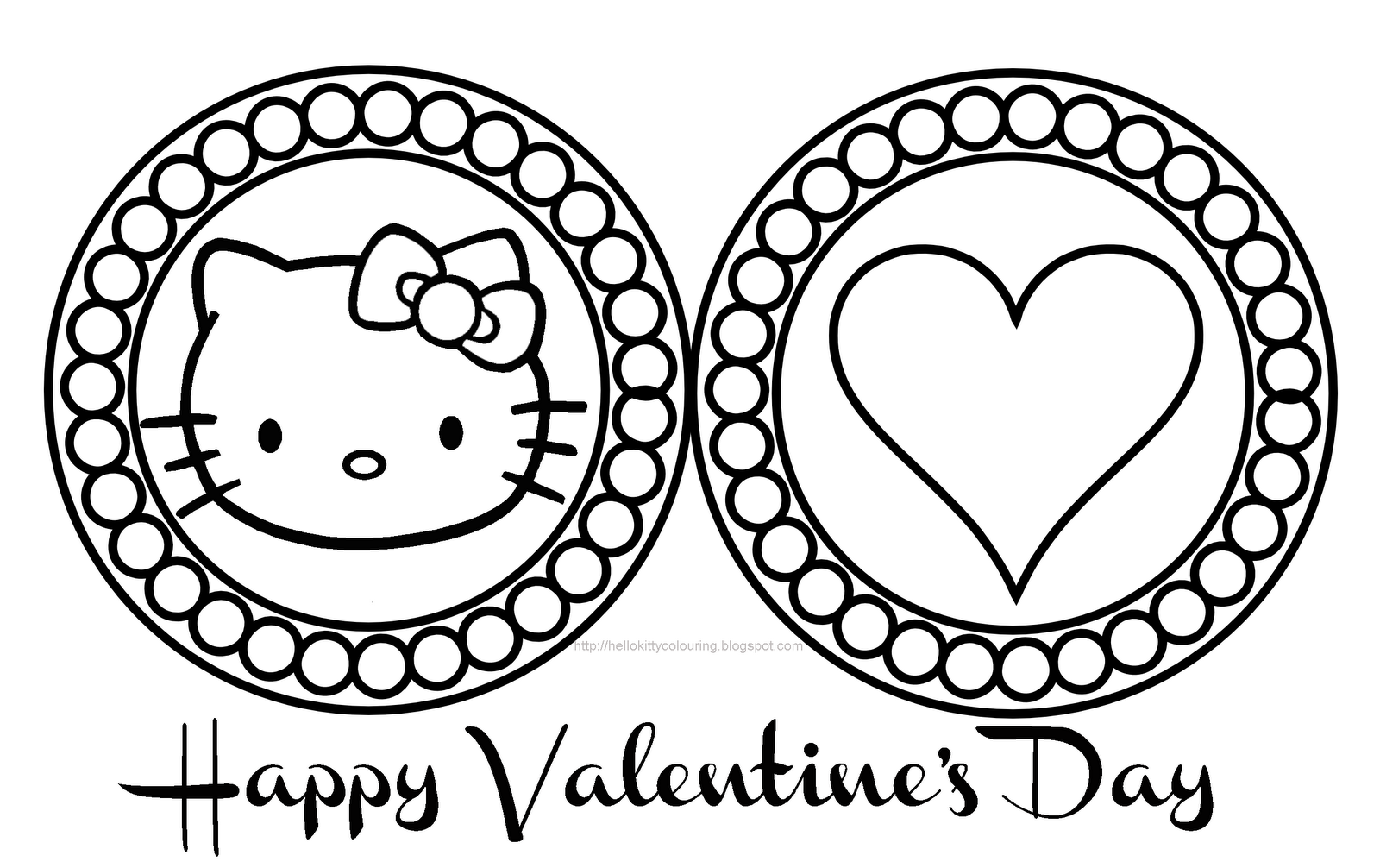 Free Free Hello Kitty Valentine Coloring Pages, Download Free Free