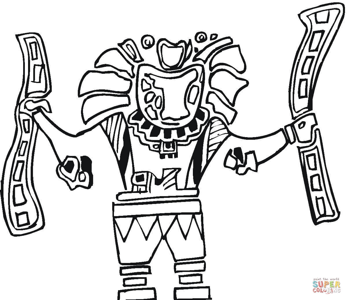 Free Aztecs Coloring Pages Download Free Clip Art Free Clip