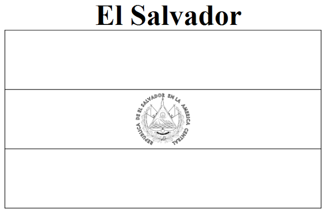 Free El Salvador Flag Coloring Page Download Free El Salvador Flag Coloring Page Png Images Free Cliparts On Clipart Library
