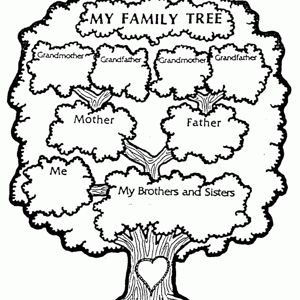 Free Coloring Pages Family Tree | High Quality Coloring Pages