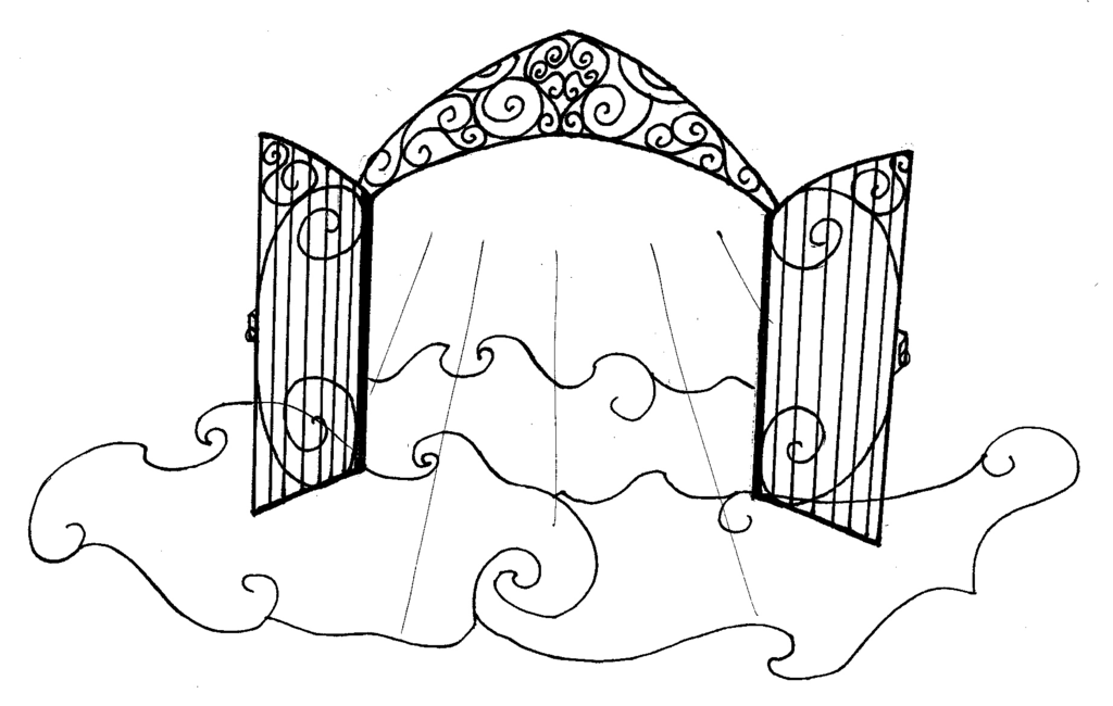 gates to heaven drawing - Clip Art Library.