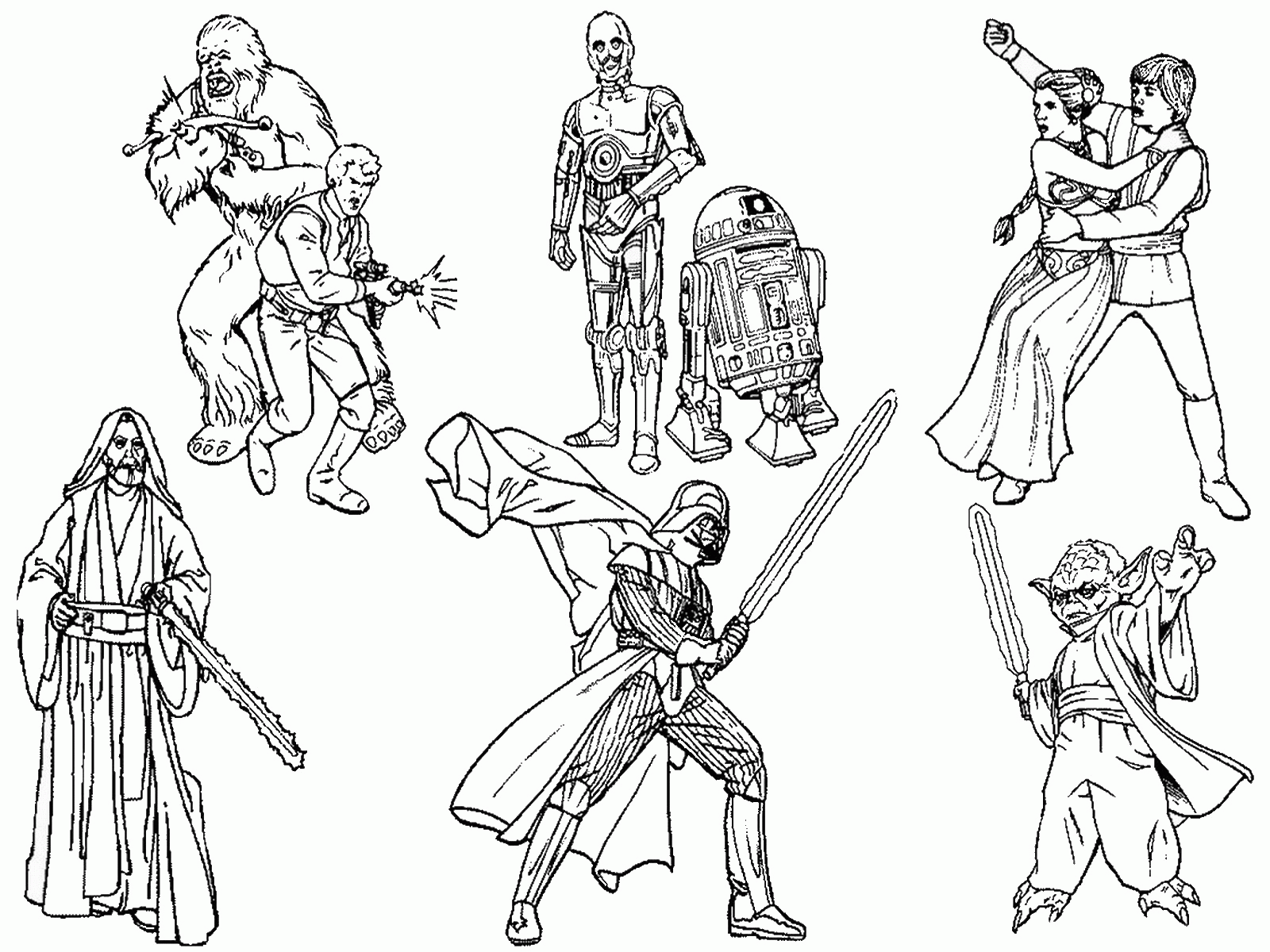 Free Free Coloring Pages Star Wars Characters, Download Free Free