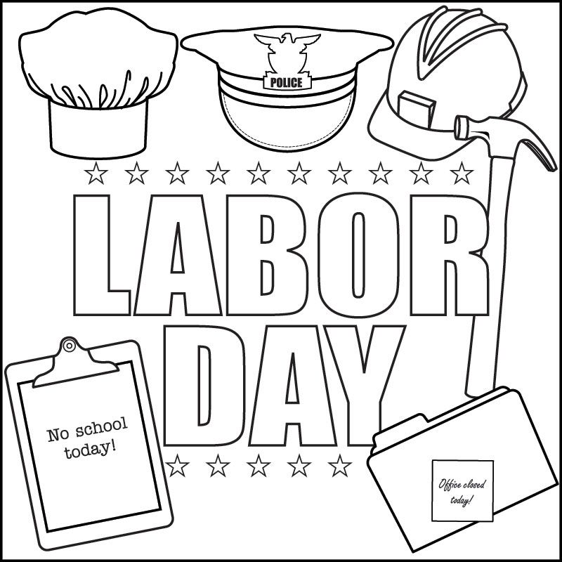 Free Labor Day Coloring Sheets Download Free Labor Day Coloring Sheets 