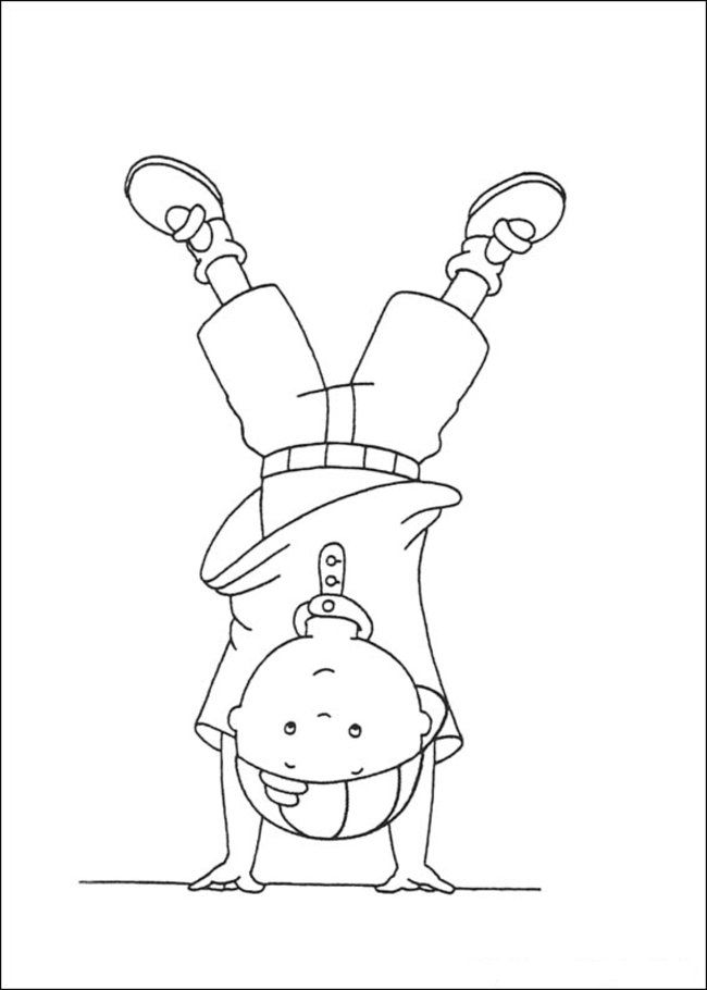 Caillou Coloring Pages Online  | Free Printable Caillou