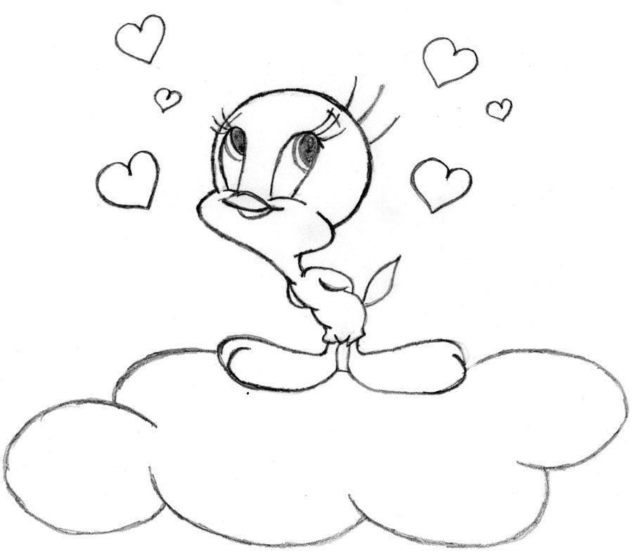 drawing of Tweety Bird by PridesCrossing