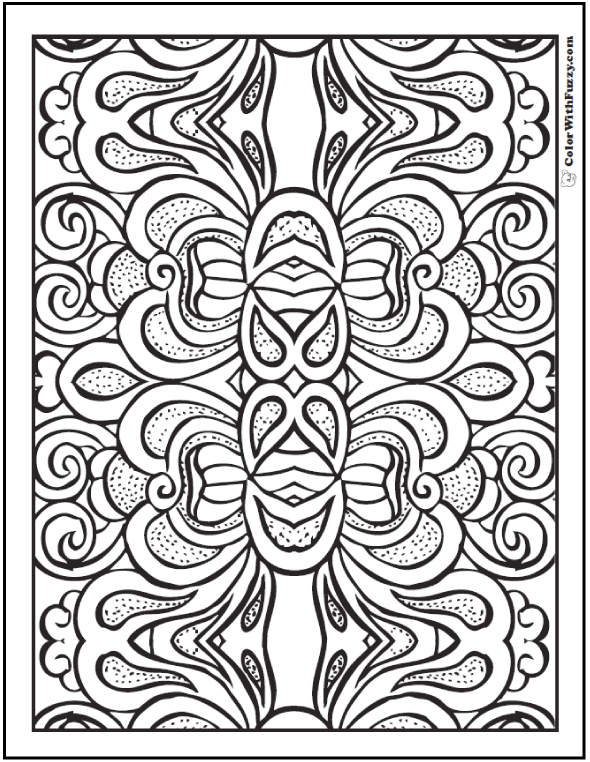  Geometric Coloring Pages To Print And Customize