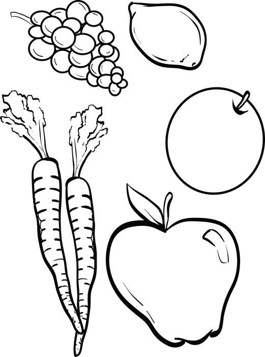 Free Health  Nutrition| Coloring Pages for Kids 