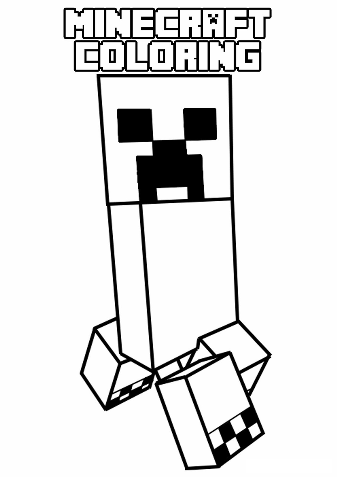 coloring pages of minecraft : Coloring - Kids Coloring Pages