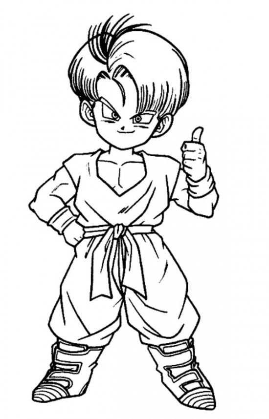 Kid, Son goku and| Coloring Pages for Kids on Clipart-library