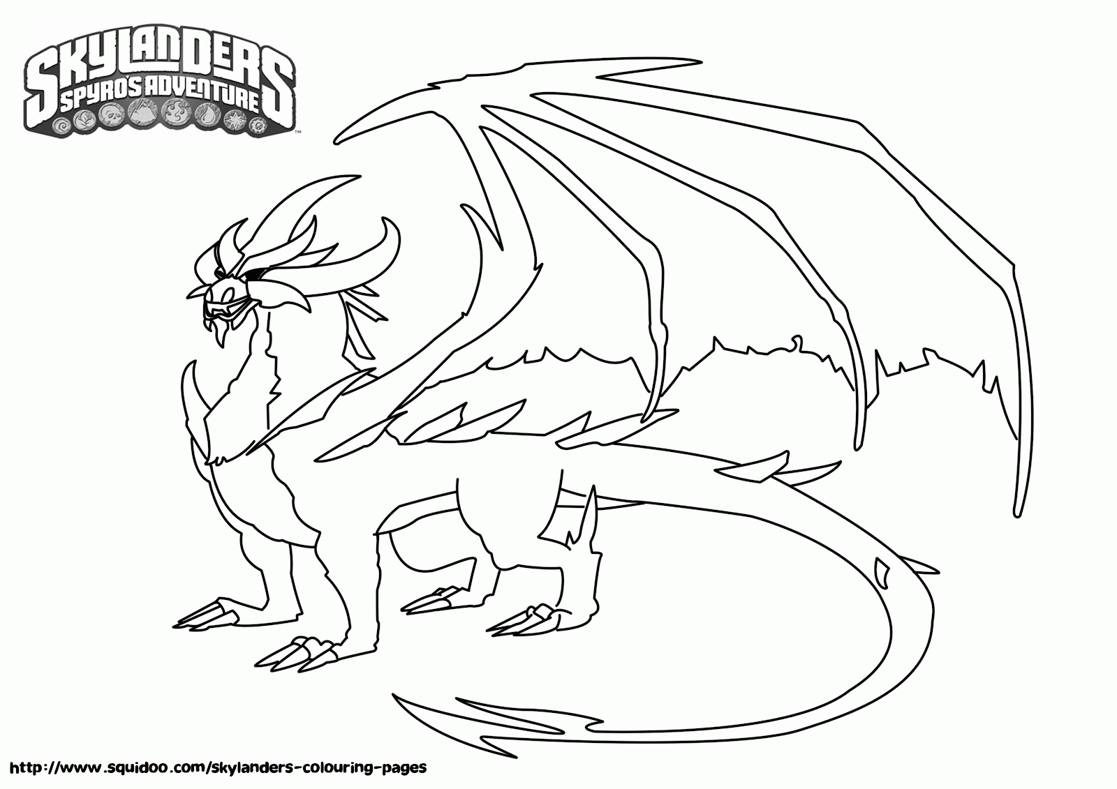 Skylanders Malefor Coloring Pages Clip Art Library