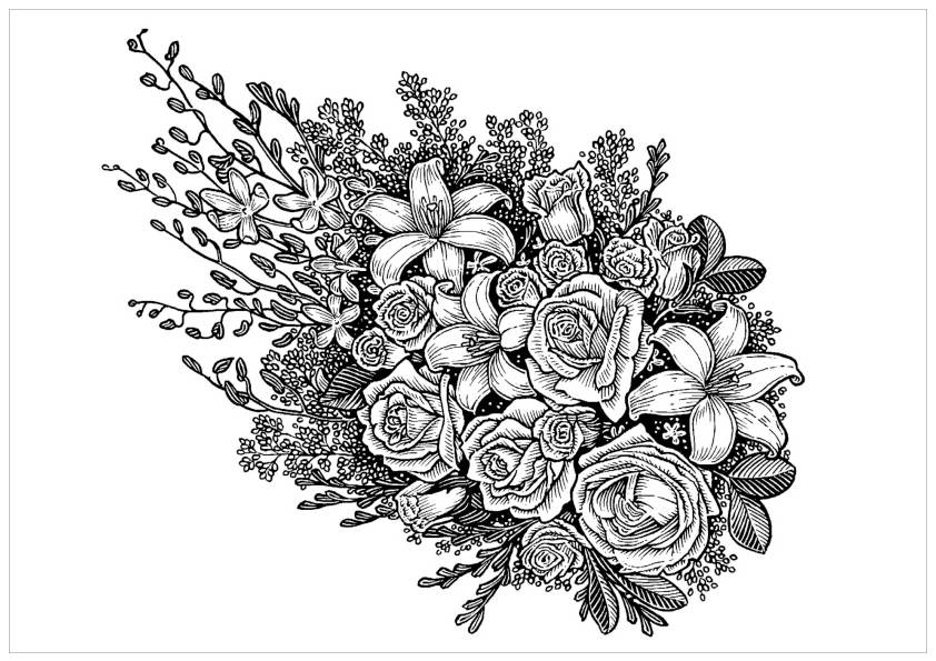 coloring pages flowers roses