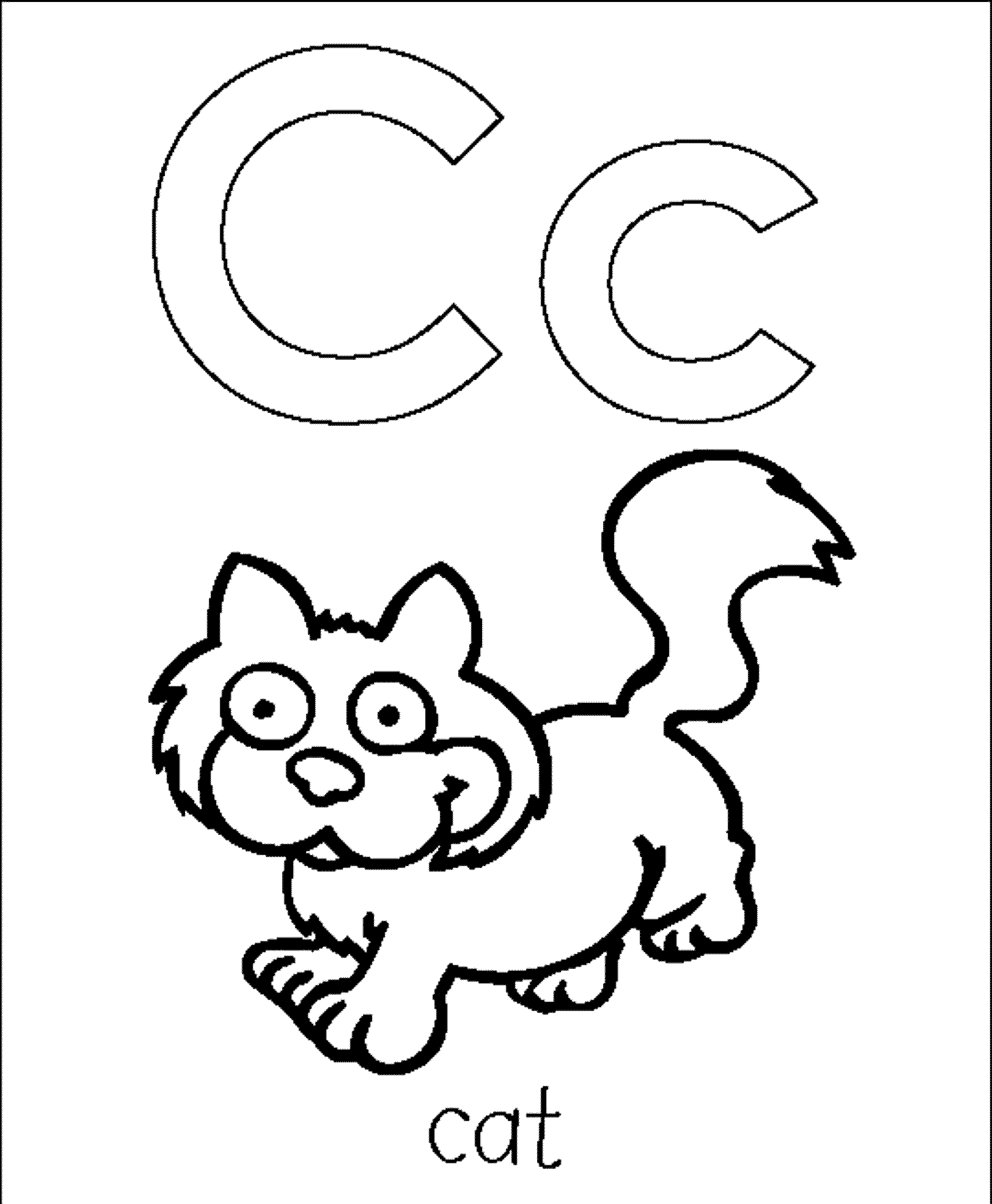 Free Letter C Coloring Pages Printable Download Free Letter C Coloring Pages Printable Png 