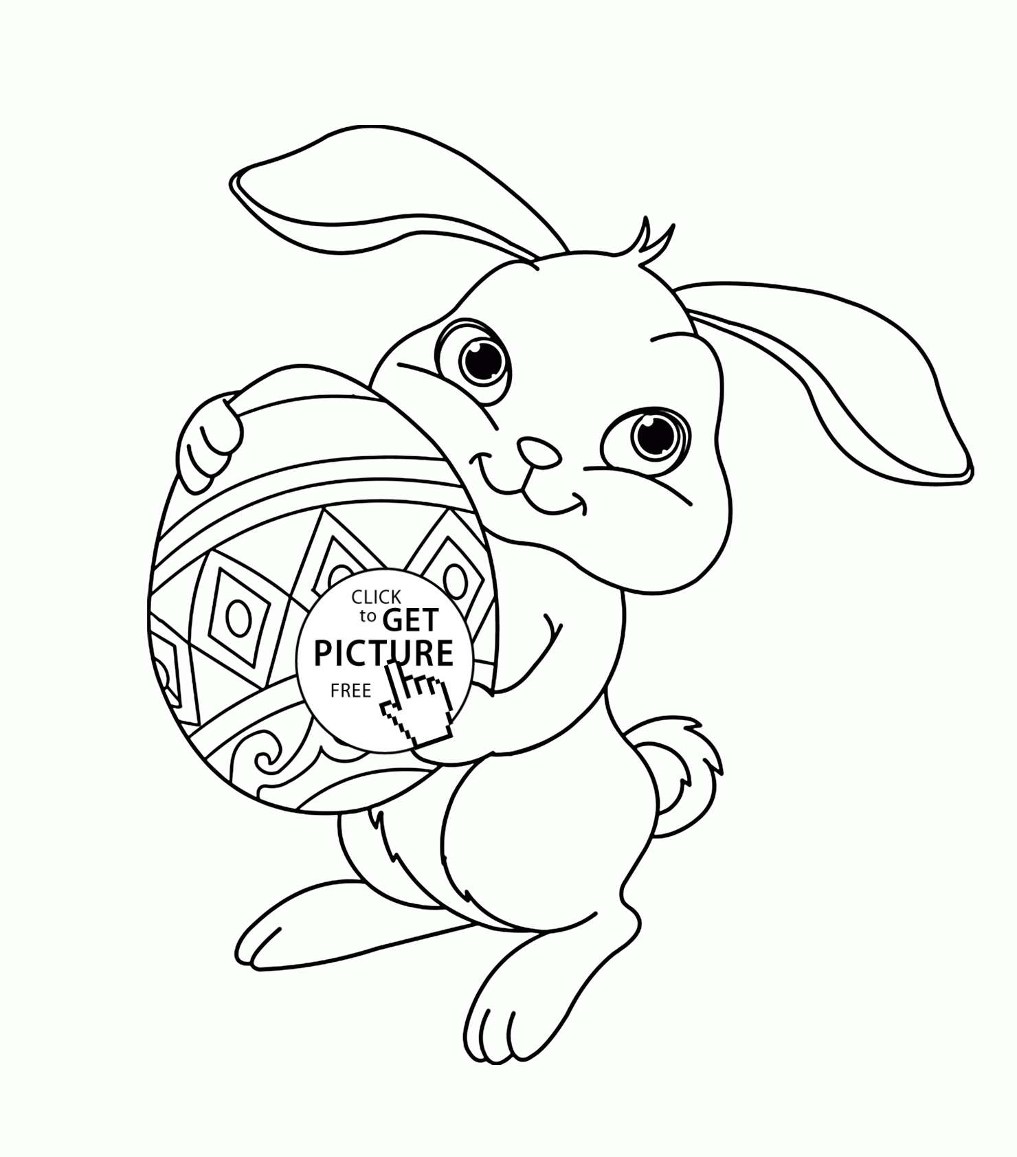 Free Bunny Coloring Pages Free Printable Download Free Bunny Coloring 